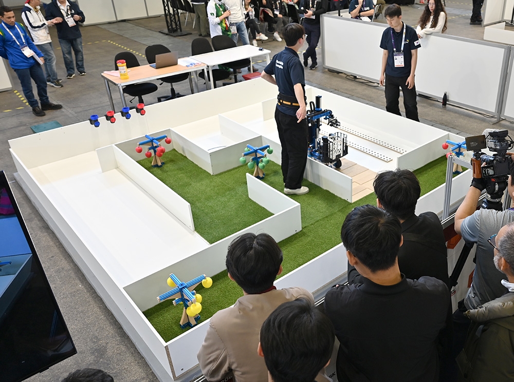 WorldSkills Lyon 2024 AMR Competition Floor